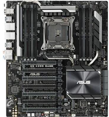 华硕(ASUS) WS X299 SAGE主板 支持Intel X 系列CPU 9980XE/9820X（Intel X299/LGA 2066）