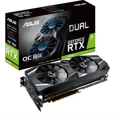 华硕（ASUS）TURBO-RTX2070-8G 游戏电竞专业显卡（联系客服有惊喜）